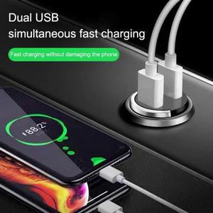 미니 소형 풀 링 차량용 충전기  듀얼 USB 고속 아이폰 호환호환  화웨이  샤오미  삼성호환  QC  3.0 휴대