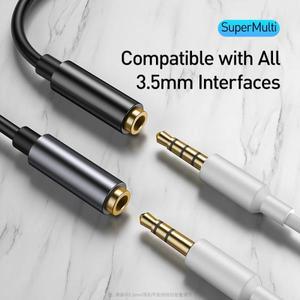 Baseus C 타입 Aux 어댑터 이어폰  USB 케이블 헤드폰 3.5 잭 오디오 화웨이 P20  샤오미 미 10 용
