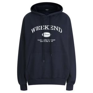 봄신상 여성 위켄드 캐주얼 후드 맨투맨 티셔츠 ODA-WSH-20286-네이비