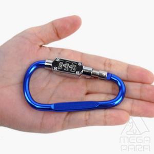 MEGAPARA 컬러 다이얼 잠금 비너 자물쇠걸이 자전거자물쇠비밀번호 사물함열쇠