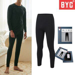 BYC 남자 내복 하의 보온스판 면 밴딩 타이즈