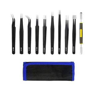 리틀브릿지 핀셋 집게 정밀 나노 미세 ESD 다꾸 핀셋 세트 10PCS