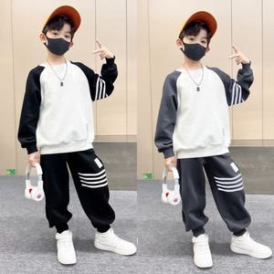 남아 주니어 라인포 겨울 기모 맨투맨 초등학생 트레이닝 상하세트