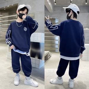 남아 주니어 블루레벨 봄가을 맨투맨 트레이닝 상하