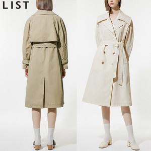 [리스트][리스트(LIST)] 모던캐리 와이드카라 트렌치코트 (택가격 428000원)