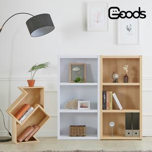 굿즈가구 라에 600 오픈수납장 36T 멀티수납장 3단 높이 1200 다용도수납