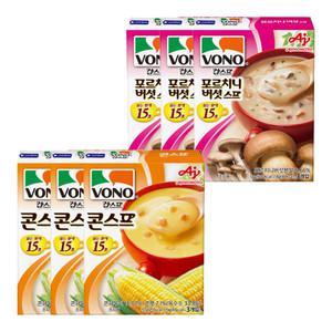 보노 콘스프 57g X 3개 + 포르치니버섯스프 54g X 3개