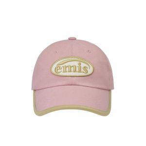 EMIS BEIGE TRIMMING BALL CAP-PINK