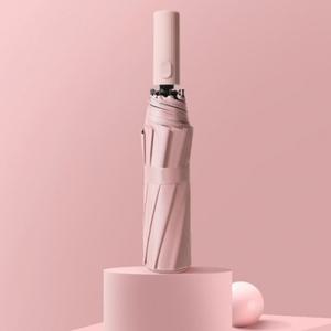(핑크) 암막 UV차단 양산우산 양우산 완전자동 3단