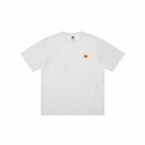 반팔티 UQS K5223ERS34WMG 시그니처 로고 아스킨 반팔 티셔츠 WHITE MELANGE