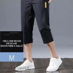 M CA001700 쿨링조거팬츠7부 블랙 ZA