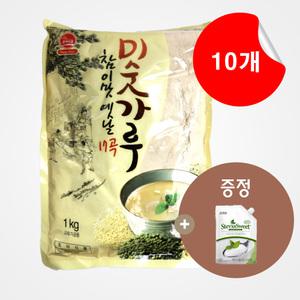 [초야식품] 미숫가루 1kg x 10개 (+스테비아 설탕 400g 이벤트)