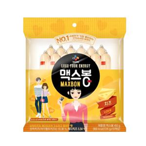 CJ제일제당 맥스봉 치즈 455g(35g 13입) 5개 유통기한 25.06.23
