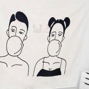 닐스 대형 천 포스터 풍선껌 L 풍경패브릭포스터