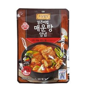 얼큰비법 양념장 오뚜기 매운탕 양념 3-4인분 110G 양념