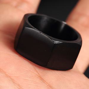 [헤스티아][Mens Jewelry써지컬] Alisa Surgical Steel Ring [남성용 반지서지컬]