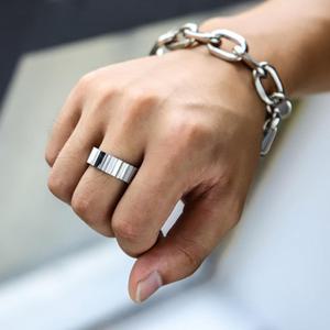 [헤스티아][Mens Jewelry써지컬] George Surgical Steel Ring [남성용 반지서지컬]