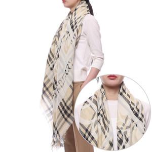 [버버리] 25SS 여성 EKD 울 블렌드 머플러 (8104326 CALICO W 25S)