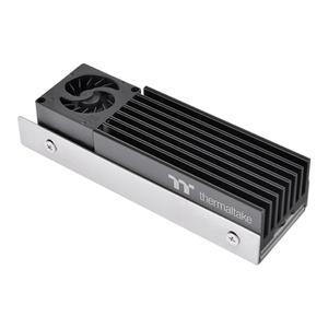 Thermaltake MS-1 M.2 2280 SSD 쿨러 8000 RPM 마이크로 블로어 팬이 있는 방열판 CL-O043-AL02BL-A 451152