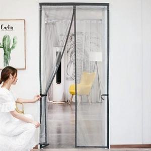 라이프업 심플 문 모기장(100x210cm)자석 현관방충망