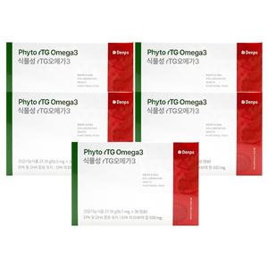 덴프스 식물성 rTG 오메가3 913mg x 30캡슐 x 5박스 /An