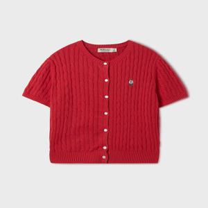 [후아유]Steve Round neck Short Sleeve Cardigan WHCKF2401F