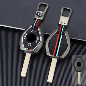 차키케이스 아연 합금 실리콘 자동차 키 케이스 커버 BMW 3 5 7 시리즈 X5 E53 X3 F83 E46 E39 E38 E60 E63 E61 E64 330i Z3 Z4 E85 E86 M5 325i