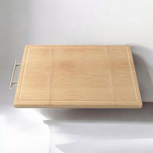 우드도마 게더릭 T핸들 대나무 도마 (45x32cm) 플레이팅도마