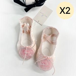 베베코지 유아 여아 발레 슈즈 토슈즈 여아 170mm X2