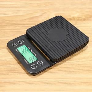 타이머가 있는 정밀 드립 커피 체중계, 0.1g 디지털 주방 LCD 저울