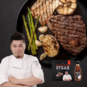 레이먼킴의 블랙앵거스 스테이크 150g x 6팩 (소스1병 증정)