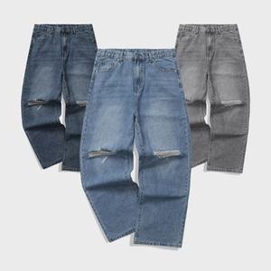 여자 찢청 찢어진 청바지 디스트로이드진 빅사이즈 찢