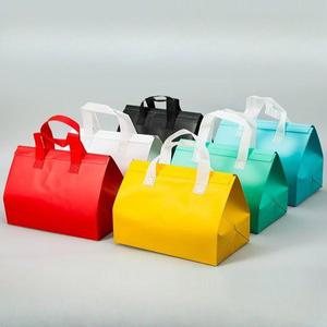 손잡이보냉팩 일회용 포장 보냉 아이스팩 도시락가방 100 보온팩 손잡이 100개입 분홍