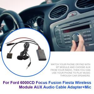 마이크가 장착된 무선 Bluetooth 호환 모듈 차량용 Ford Mondeo C-Max용 핸즈프리 AUX IN 통화