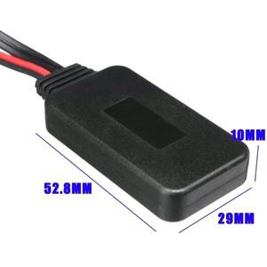 시트로엥 C2 C3 RD4 용 12Pin 푸조 207 307 407 308 차량용 블루투스 모듈 무선 라디오 스테레오 AUX-IN Au
