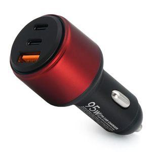 자동차 차량용 고속 충전기 시거잭 QC3.0PD 95W