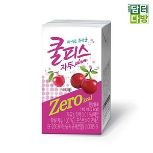 동원 쿨피스팩 제로 쿨피스자두 탕비실 간식 사무실 작은팩주스 자두 제로자두 팩주스 쿨피스제로