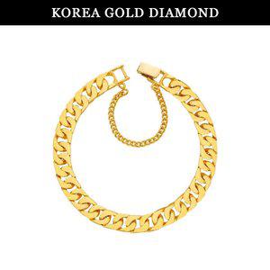 갤러리아 남자 순금 팔찌 면 체인 24K 37.5g