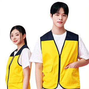 캡스록 T C 브이넥 조끼(CSR-907) 옐로우등산 직장인필수템 레저용 체육대회 팀조끼 스포츠 베스트 운동