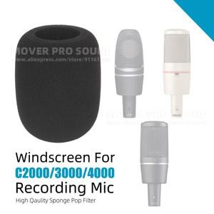 윈드 스크린 방진 스폰지 마이크 방풍 폼 커버 AKG C2000 C 실드 팝 필터