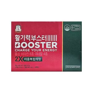 정관장 활기력 부스터 액상 20ml + 정제 400mg x 14개입 x 1박스 /An