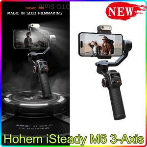 Hohem iSteady M6 3 축 핸드헬드 짐벌 안정기, 셀카 삼각대 휴대폰 태블릿 홀더, AI 마그네틱 필 라이트,