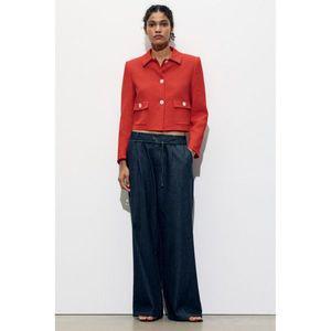 ZARA 플리츠 와이드 팬츠590709