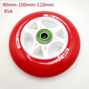 인라인바퀴 우레탄바퀴 휠 수리 교체 부품 부속 PU 소재 스피드 스케이트 휠 레드 90mm 85A