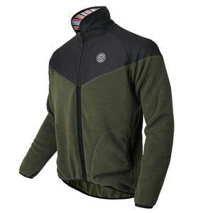 (CJL-501-NEO-KHAKI) 부분 방풍 플리스 자켓 카키 (러닝. 마라톤용) 스포츠 운동 재킷 잠바 남여공용 커플