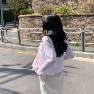 레이첼 프릴 가디건