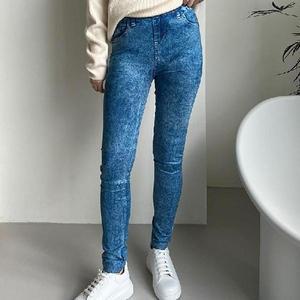 [셀러허브]기모 여성 스타일레깅스 데님 타이즈 돌청 스타킹 2컬러 (S31559375)