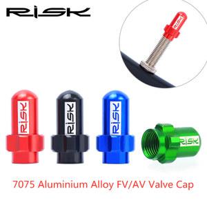 자전거 밸브 캡 튜브 뚜껑 마개 RISK MTB 도로 휠 알루미늄 산악 타이어 스템 에어 밀폐 자동차 커버 2개