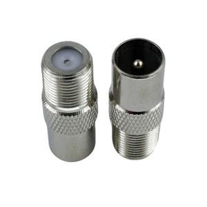 5PCS STB 빠른 플러그 RF 동축 F 여성-TV 남성 IEC 안테나 커넥터 TV