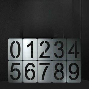 도색판 숫자 플레이트 스텐실 비닐 42 단어 3위치 질감표현 카드 도색 페인팅